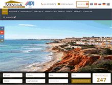 Tablet Screenshot of mevilla.com